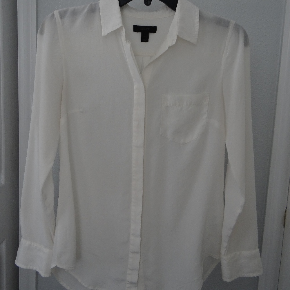 J Crew 100% Silk